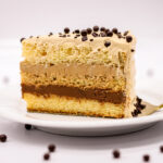 Tort cu ciocolată și cafea - Felie